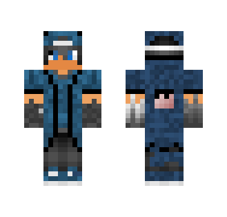 Blue Clothed Teenager - Male Minecraft Skins - image 2