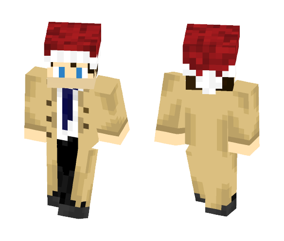 Festive Castiel - Male Minecraft Skins - image 1