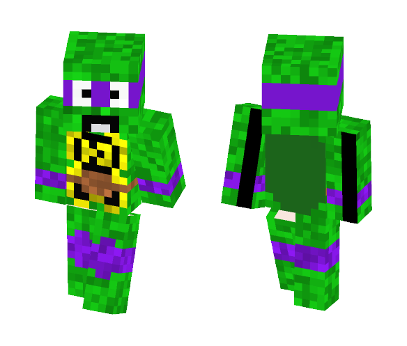 Donatello Ninja Turtle - Male Minecraft Skins - image 1