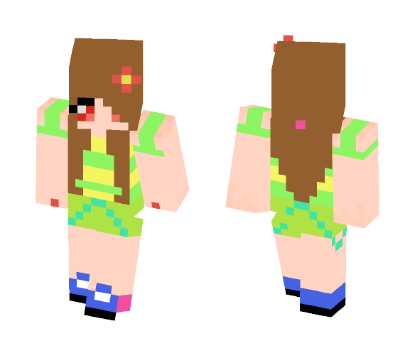 Sunny out girl - Girl Minecraft Skins - image 1
