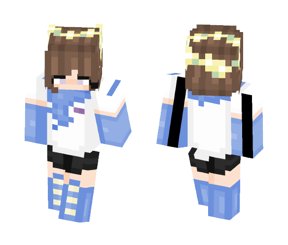 ~Own AU Frisk~ - Female Minecraft Skins - image 1