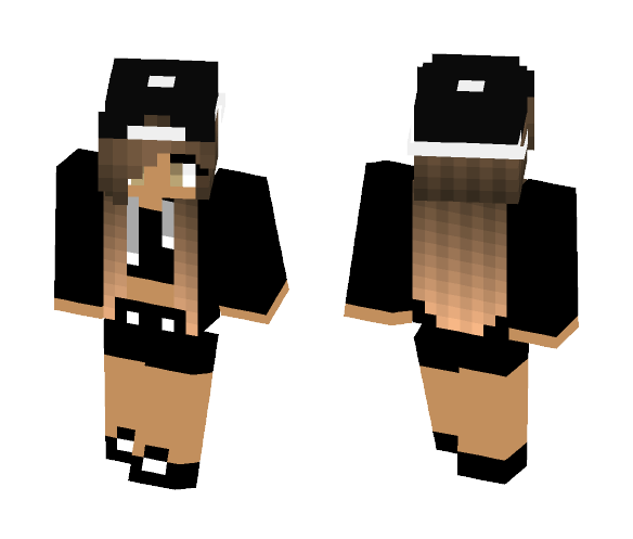 Hot Tanned Tomboy Girl - Girl Minecraft Skins - image 1