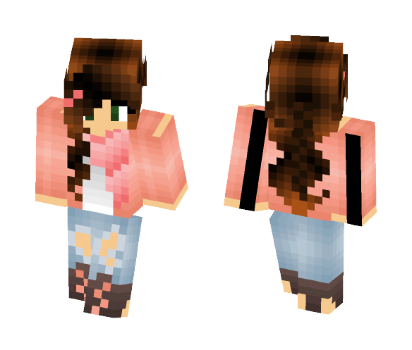 Pink Girl - Girl Minecraft Skins - image 1