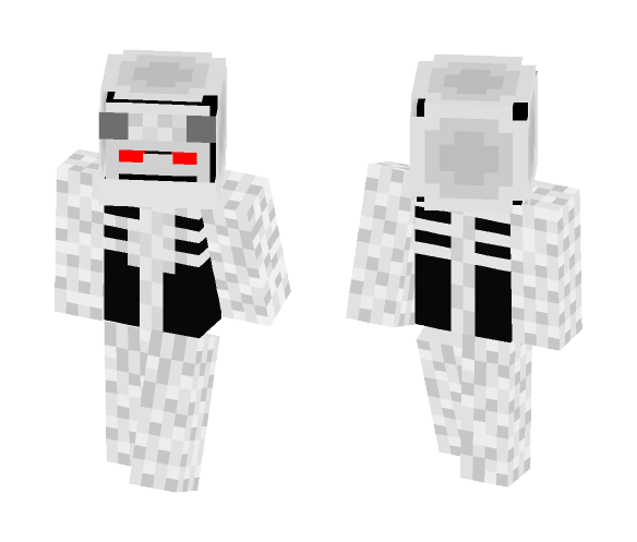 Skeleton Ninja - Male Minecraft Skins - image 1
