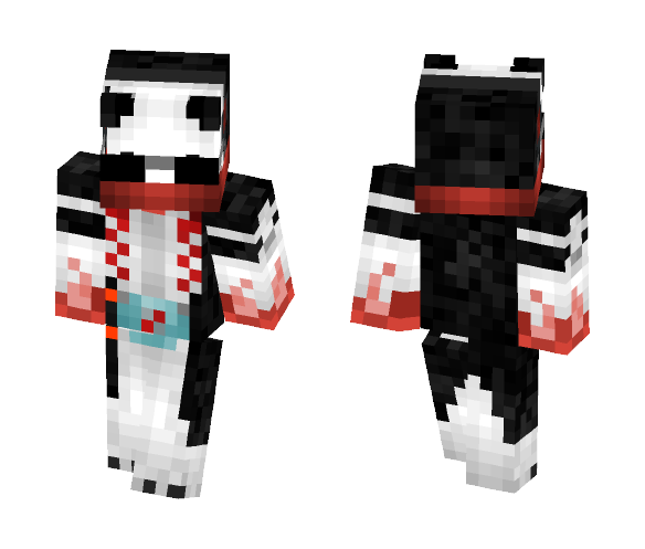 Fire Panda Wizard - Male Minecraft Skins - image 1