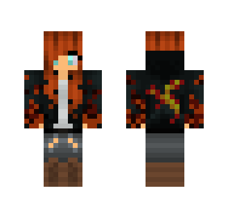 Red Hair girl - Color Haired Girls Minecraft Skins - image 2