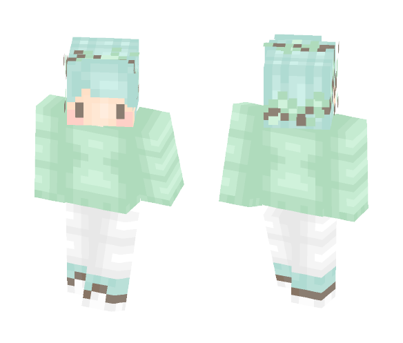 Green & Blue :D - Male Minecraft Skins - image 1