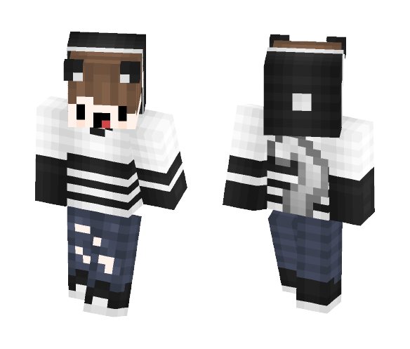 The Cat Costume in Boy - Boy Minecraft Skins - image 1