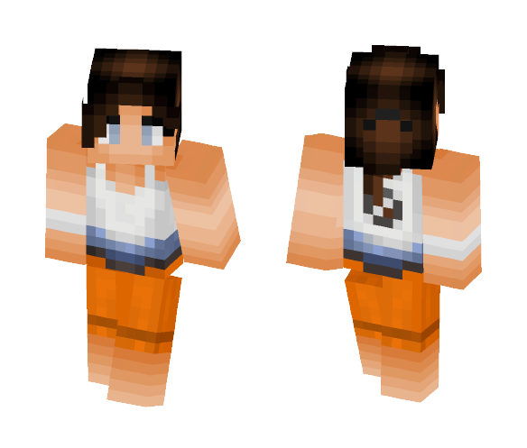 Chell - Female Minecraft Skins - image 1
