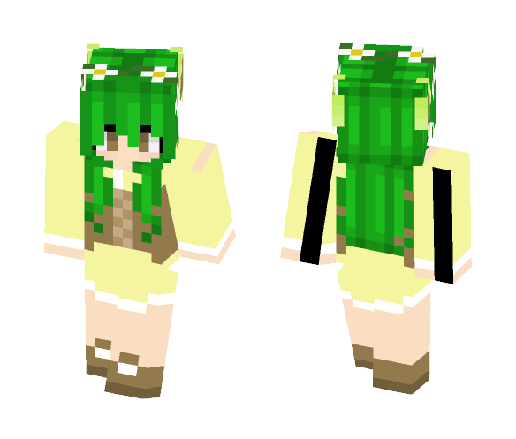 leafeon human form - Female Minecraft Skins - image 1