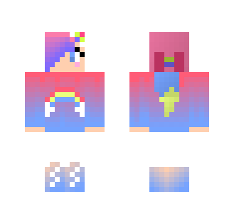 .:Humanized:. Chica's Magic Rainbow - Female Minecraft Skins - image 2