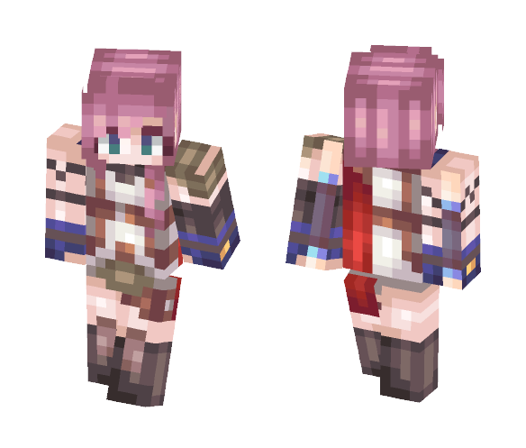 Final Fantasy - Lightning Farron - Female Minecraft Skins - image 1