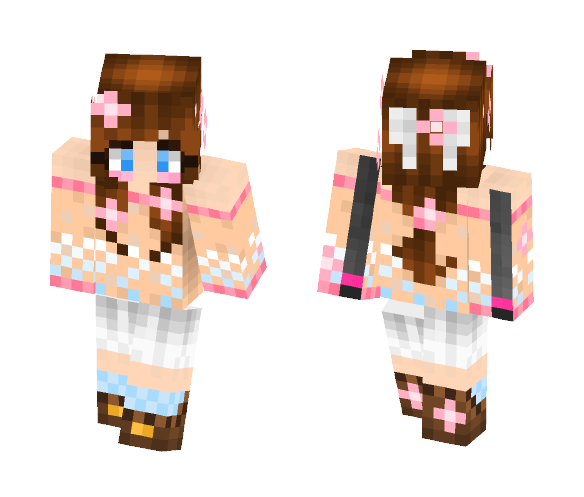 Kira's Skins: Flower Girl - Girl Minecraft Skins - image 1