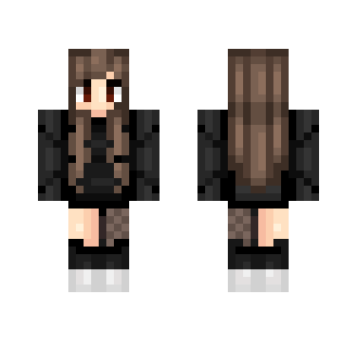 Black sweater - Female Minecraft Skins - image 2