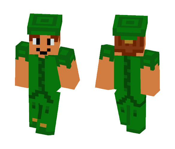 Green Elf - Male - Male Minecraft Skins - image 1