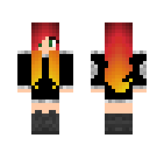 Girl (Autumn Series) Flame - Girl Minecraft Skins - image 2