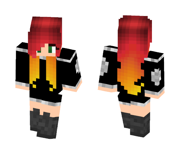 Girl (Autumn Series) Flame - Girl Minecraft Skins - image 1