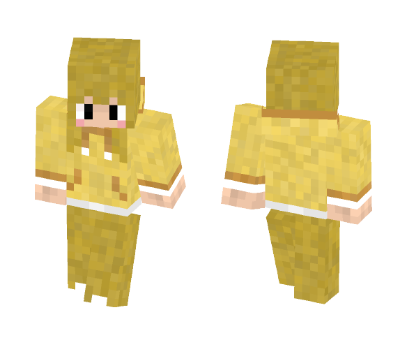 gold slime girl - Girl Minecraft Skins - image 1