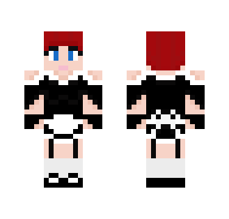 cute red head maid - Female Minecraft Skins - image 2