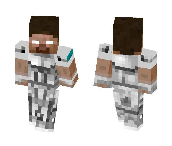 Robot Herobrine - Herobrine Minecraft Skins - image 1