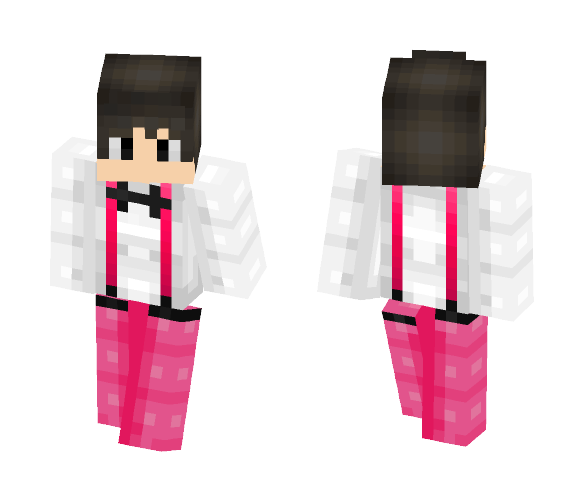 Pink tux guy - Male Minecraft Skins - image 1