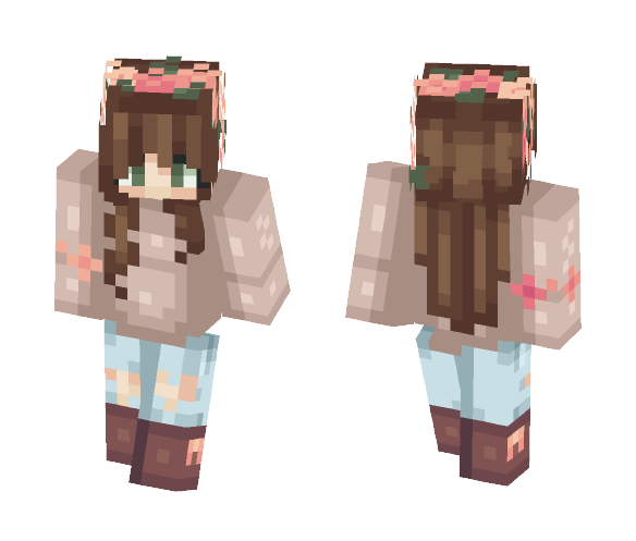 One Tall Flower - Female Minecraft Skins - image 1