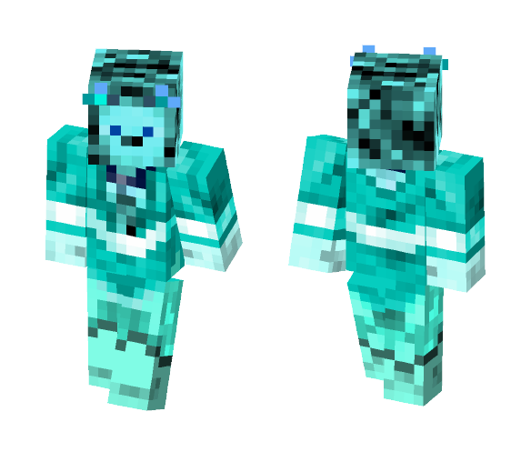 Aqua Wizard Wolf - Interchangeable Minecraft Skins - image 1