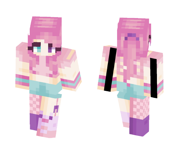 Cotton Candy Cutie - Female Minecraft Skins - image 1