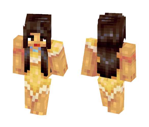 Pocahontas (Teen Eyes in Desc) - Female Minecraft Skins - image 1