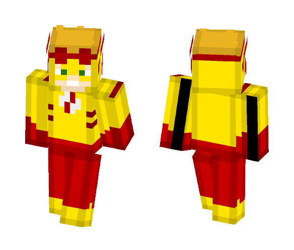 Kid Flash (Young Justice) - Male Minecraft Skins - image 1