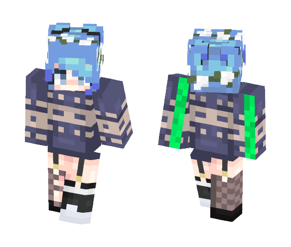 Here, have a basic winter skin - Female Minecraft Skins - image 1