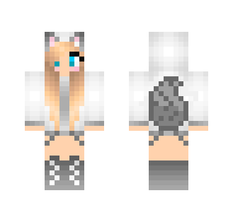 Blonde Wolf Girl - Girl Minecraft Skins - image 2