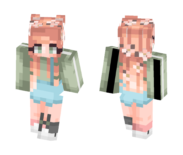 ▽|Flowers of Field ✿❀ | - Female Minecraft Skins - image 1