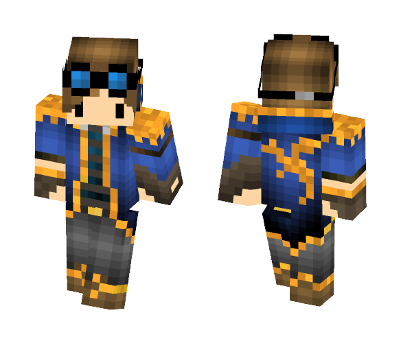 Kronos - Steampunk Chibi - Male Minecraft Skins - image 1