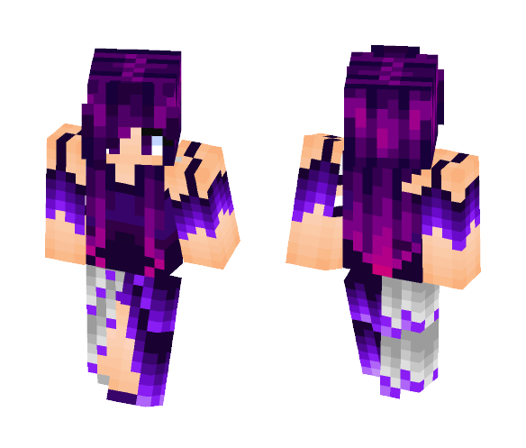 Hope You Like Purple XD! - Female Minecraft Skins - image 1