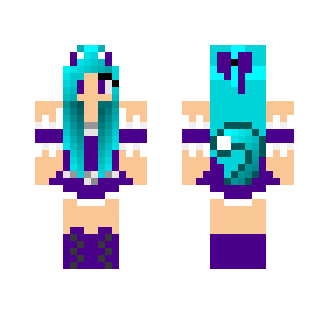 my attempt at a mewifa maid - Female Minecraft Skins - image 2