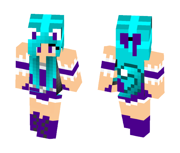 my attempt at a mewifa maid - Female Minecraft Skins - image 1