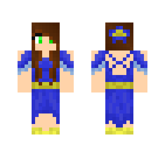 Blue Dress - Female Minecraft Skins - image 2