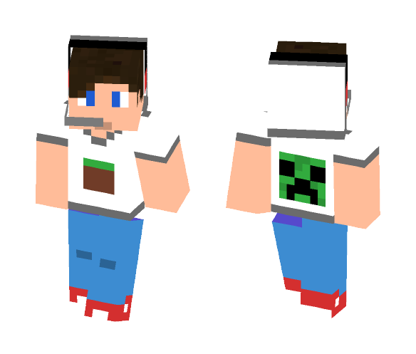 Hooded Minecraft Gamer! - Male Minecraft Skins - image 1
