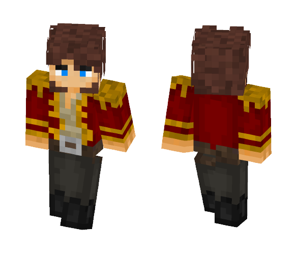 Hyken - Captain Skin (Red) - Male Minecraft Skins - image 1