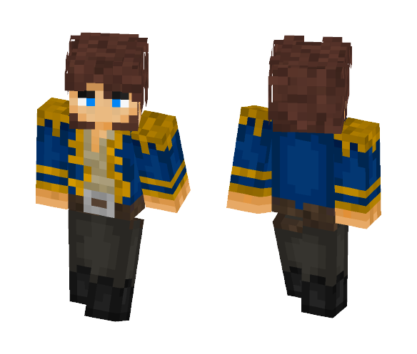 Hyken - Captain Skin (Blue) - Male Minecraft Skins - image 1