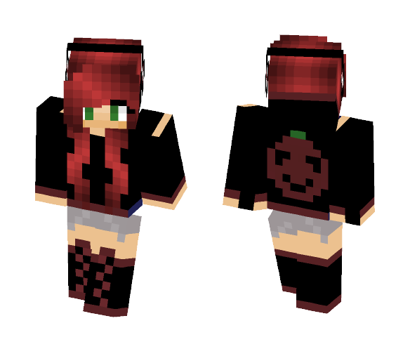 Aya (Halloween) - Halloween Minecraft Skins - image 1