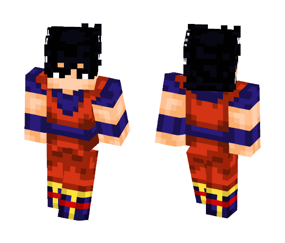 Goku The Super Saiyan God - Male Minecraft Skins - image 1