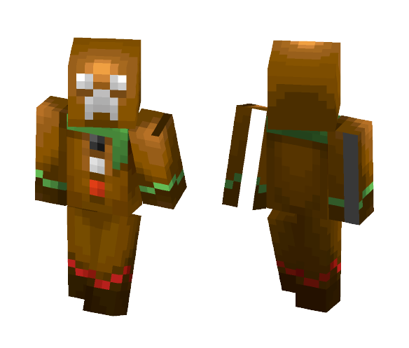Gingerbread Creeper - Interchangeable Minecraft Skins - image 1