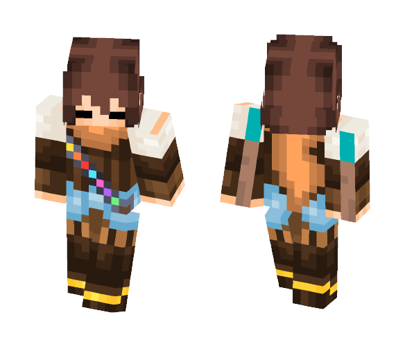 Frisk with Ink! Sans clothes - Interchangeable Minecraft Skins - image 1