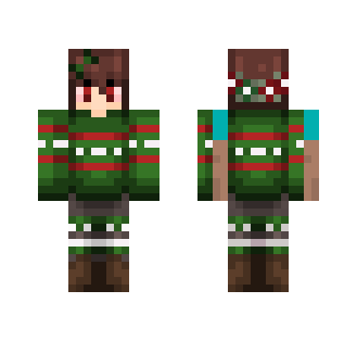 Christmas Chara =) - Christmas Minecraft Skins - image 2
