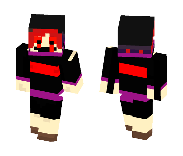 Underfail Chara - Female Minecraft Skins - image 1