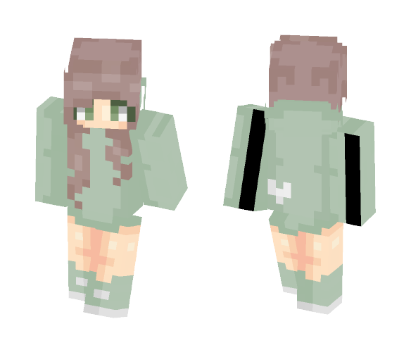 Green Evergreens from Greensville - Female Minecraft Skins - image 1