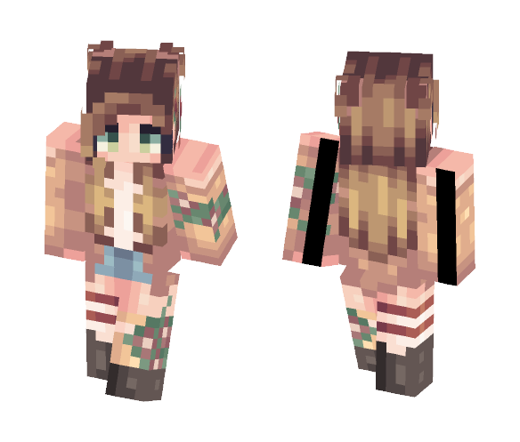 ~Chloe and Flowers~ - Female Minecraft Skins - image 1