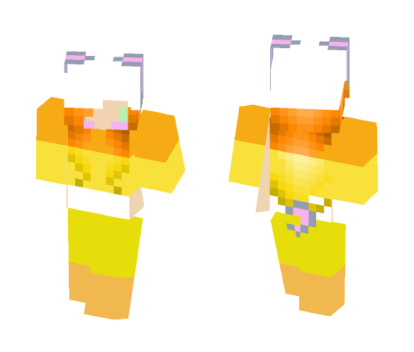 Bunneh Candy Corn Girl - Girl Minecraft Skins - image 1